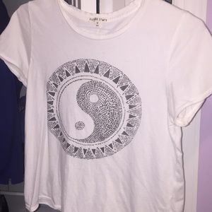 UO boxy ying yang tee